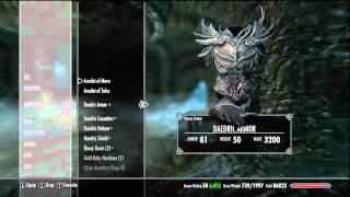 Skyrim Atronach Forge  Daedric Armor amp Weapons No Smithing [upl. by Asserak181]