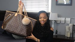 Louis Vuitton Neverfull GM 2020  WHATS IN MY BAG amp REVIEW [upl. by Esau]