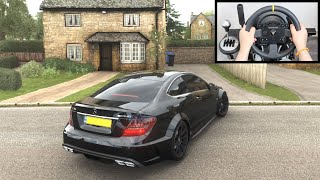 Forza Horizon 4 Mercedes C63 AMG Thrustmaster TX Steering Wheel Gameplay [upl. by Anehs]