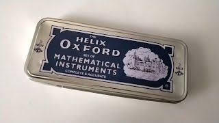 Great Maths Set With Storage Tin  Oxford Helix Maths Set Review [upl. by Damian13]