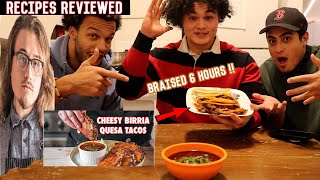 I Tested Joshua Weissmans Quesa Birria  Carnitas Tacos   Recipes Reviewed [upl. by Aissert]