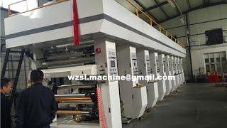 Metallized Film Printing Machine Gravure Printing Machine [upl. by Omlesna510]