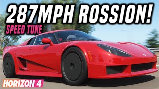 FH4  Rossion Q1 Top Speed Tune  287MPH462KPH [upl. by Lion]