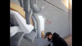 GRAFFITI 3D NISTA  my wall [upl. by Gustave]