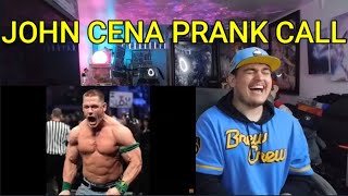 John Cena Prank Call Reaction [upl. by Uolyram]