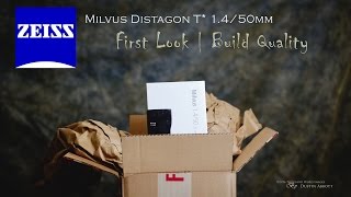 Zeiss Milvus 50mm f14  First Look Handling and Build [upl. by Aviva]