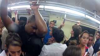 MetroSp Linha Vermelha  03022014 Parte 3 [upl. by Clovah327]