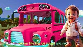 Wheels On The Bus Dance Version  Bus Song For Kids [upl. by Rector581]