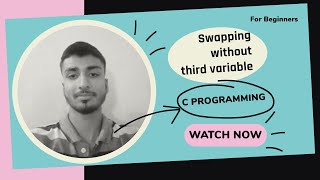 c program for swapping of two numbers without using third variable  Learn With Hariom [upl. by Brien194]