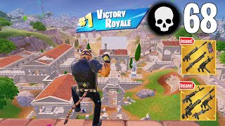 68 Elimination Solo vs Squads Wins Fortnite Chapter 5 Gameplay Ps4 Controller [upl. by Berkow769]