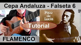 Bulerías Monday 76  Paco de Lucia  Falseta 6 from quotCepa Andaluzaquot  Flamenco Guitar Tutorial [upl. by Dillie]