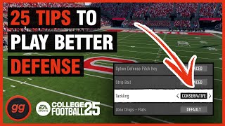 How to Get Better on Defense QUICKLY in College Football 25 [upl. by Elisha]