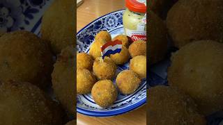 Crispy golden and irresistibly addictive  How to make Bitterballen a Dutch delicacy 🇳🇱 shorts [upl. by Ahsieni]