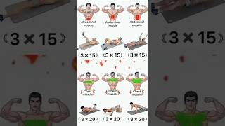 Upper Body Workout At Home For Males fitness shorts exercise workoutathome beginners male [upl. by Debbee]