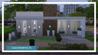 Casa Moderna  Modern House  Los Sims 4 🏠 [upl. by Harrietta743]