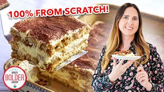 The Ultimate Tiramisu Recipe Made 100 From Scratch [upl. by Sculley]