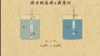 13浮力的应用之密度计 浮力 中学物理 [upl. by Aicatsanna626]