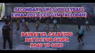 Baybay vs CalbayogVolleyball GirlsEVRAA 2023Battle for Silver [upl. by Aneert]