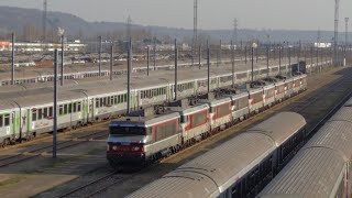 Des Trains au cimetières ferroviaire de SottevillelèsRouen  2 [upl. by Oster746]