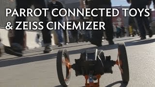 CES FPV Demo Zeiss Cinemizer X Parrot ARDrone 20 amp Jumping Sumo [upl. by Anitserp640]