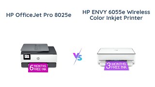 HP OfficeJet Pro 8025e vs HP ENVY 6055e Which Printer is Best for You [upl. by Weinert485]