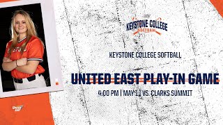 Softball vs Clarks Summit  United East PlayIn Game  May 1 2024  KC Giants Full Game [upl. by Annenn]