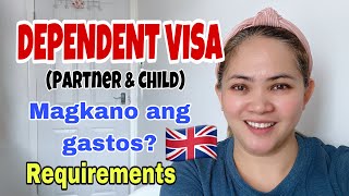 DEPENDENT VISA FOR UK  REQUIREMENTS AND FEES FOR DEPENDENT VISA APPLICATION  CAREGIVER IN UK [upl. by Svend]