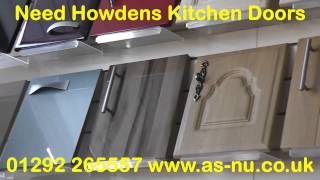 Got Old Howdens Kitchen Doors and Old Howdens Kitchens  Tel 01292 265557 [upl. by Enaillil409]