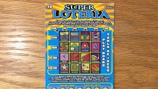 1X 5 Super Loteria  TX Lottery Scratch Off [upl. by Atekihc763]