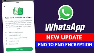 WhatsApp your chats and calls are private  WhatsApp message end to end encrypted update [upl. by Chapman850]