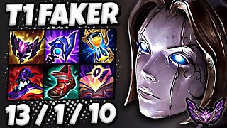 T1 Faker Orianna vs Leblanc  MID  Lol Korea Master Patch 1324 ✅ [upl. by Anirahs]