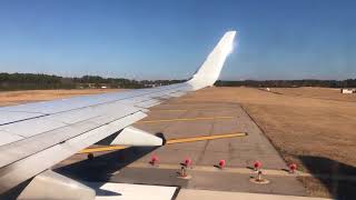 American 737800 Takeoff from RaleighDurham RDU International Airport [upl. by Zerimar]