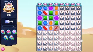 Candy Crush Saga LEVEL 1025 NO BOOSTERS™ selective redesign [upl. by Tserof988]