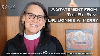 The Day Before The End of Our Voting Season  A Statement from Bishop Bonnie A Perry [upl. by Anaes318]