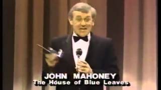 John Mahoney wins 1986 Tony Award for Best Featured Actor in a Play [upl. by Ridglea]