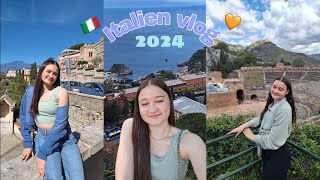 Wir reisen nach Italien✈️❤️🇮🇹 Urlaubsvlog in Taormina 2024🎀 [upl. by Linus]