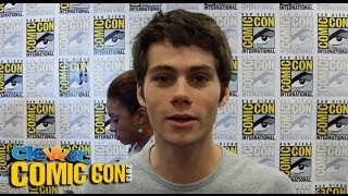 Dylan OBrien Discusses Lydia amp Stiles Mom 2013 ComicCon [upl. by Yddeg]