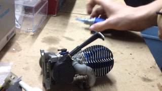 How to instal pull start to RC Nitro engine Traxxas TRX 33 [upl. by Oigroig134]