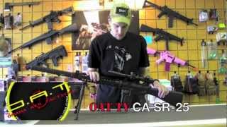 Classic Army SR25 Airsoft Sniper Rifle Review  OAT TV [upl. by Ellatsyrc]