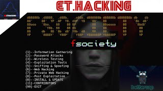 ჰაკერული პროგრამების ნაკრები Fsociety  Mr Robot 👨🏻💻  Bettercap  Setoolkit [upl. by Sudbury444]