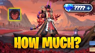 HOW MUCH IS DYRROTH COLLECTOR SKIN NARAKA FLAME  MOBILE LEGENDS [upl. by Sitra815]