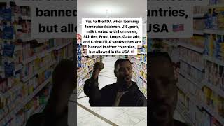 What American foods are banned in other countries b fda ingredients processedfood obesity swaps [upl. by Einalem520]