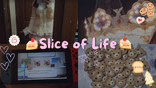 introvert diaries ⋆˚ school life christmas village cute haul gaming amp more  slice of life✧･ﾟ [upl. by Mccarty]