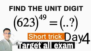 unit digit chapter 1 shorts trick target all exam [upl. by Kristof]