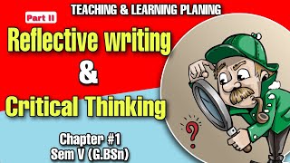 Components of reflective writing  Reflective writing amp Critical thinking  TLP  Tutor [upl. by Amairam]