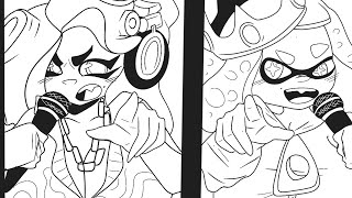 Marina vs PearlRap BattleSplatoon 3 Comic Dub [upl. by Araj172]