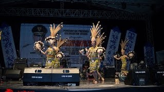 Tarian Dayak Oleh Grup Tiga Tawai di Acara Ultah Kaltara [upl. by Asante]