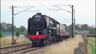 BR Class 7MT 462 70000 “Britannia” Steam Locomotive Mainline Compilation [upl. by Iraj]