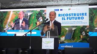 Luca Zaia a Badia Polesine per la partenza dei lavori sullAdigetto [upl. by Allesiram]