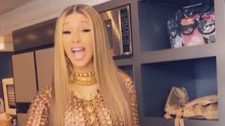 Watch Cardi B FREAK OUT Over Health and Safety [upl. by Yentuoc]